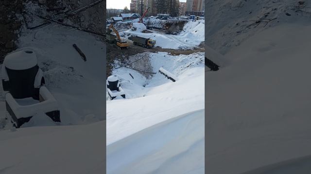 Процесс строительства улицы Генерала Рыленко в г. Уфа смотреть онлайн