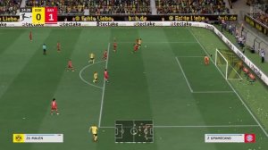 FIFA 22 Borussia Dortmund vs Bayern Monachium (1 Połowa)