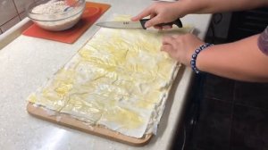 Слойки с орехами из теста Фило/Вкусный десерт из теста Фило