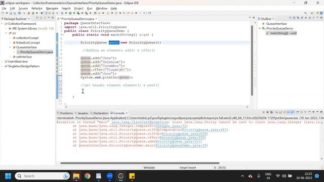 #8 Collection framework in java | Queue Concept | Hands-on