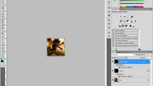 Прозрачная обводка в Photoshop CS5