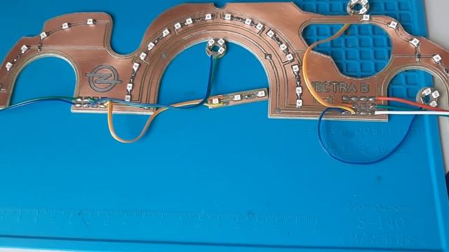 Комплект пересвета приборной панели Opel Vectra B смотреть онлайн