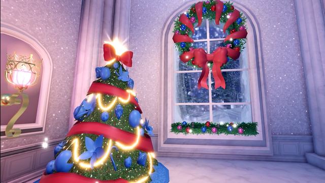 8 HOURS CHRISTMAS MUSIC & AMBIANCE IN ROYALE HIGH ROBLOX | Royalty Free Music to Study or Chill To
