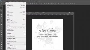 Creating a Watermark with Adobe Photoshop CC