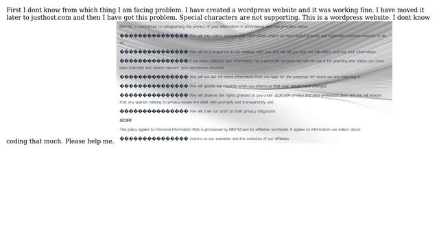 Wordpress: special characters not supporting in wordpress смотреть онлайн