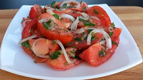 ЗАКУСКА из ПОМИДОРОВ разлетается за секунду! Готовьте сразу две порции!