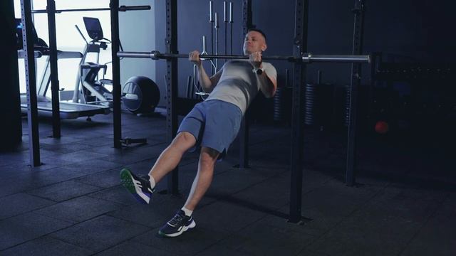 Австралийские подтягивания на одной ноге обратным хватом_Australian reverse grip body row single l