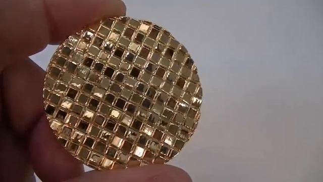 Ручка кнопка мозаичная GTV золото UZ 888000 B3 смотреть онлайн