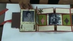 Tri-Shutter Mini Scrapbook Album