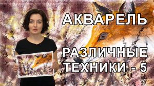 Анна Зак. Акварель. Различные Техники. Часть - 5.