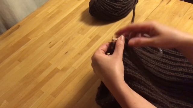 Пряжа YarnArt  ALPINE ALPACA. Вязание шарфа-снуда, хомута английской резинкой.