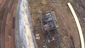 отмостка со ступенями подготовка основания и монолитная заливка