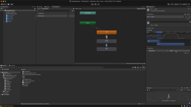 3D character control with F# and Unity - movement, collisions and animation