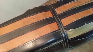 Самодельный чехол сиденья мопеда Альфа