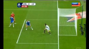 No gol of Carroll(Liverpool) v Chelsea