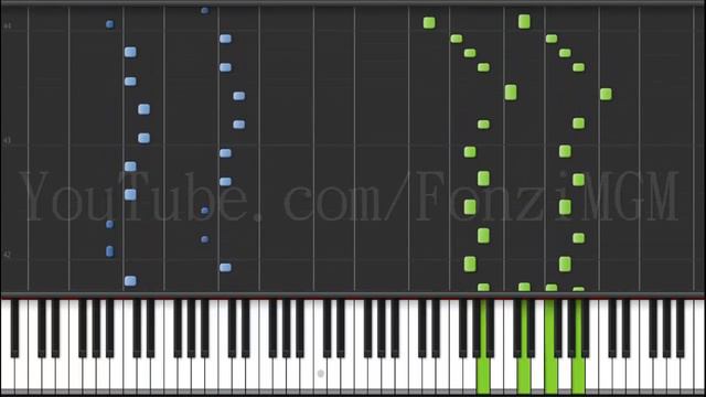 [Kuzu no Honkai OP] クズの本懐 OP - "Uso no Hibana" (Synthesia Piano Tutorial) смотреть онлайн