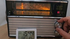 ВЭФ-206. Прием в SSB на 40 метров с помощью второго гетеродина.