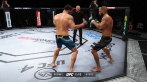 Matt Brown vs Court McGee Full Fight - UFC 4 Simulation