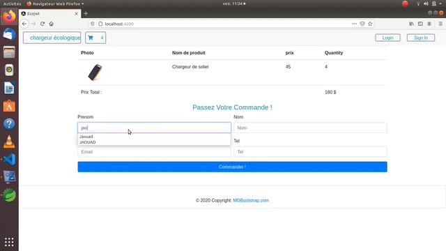 JWT Java EE Spring Angular Application E-commerce смотреть онлайн