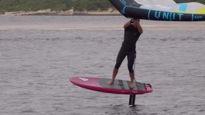 10 - поворот на ветер (Wing Foil_ Toe to Heel Tack)