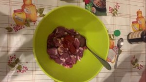 Закуска к пиву/Куриные сердечки в духовке