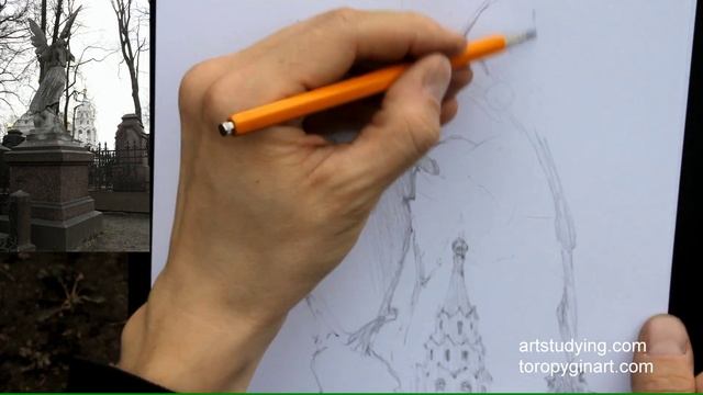 Зарисовки в городе. Донской монастырь смотреть онлайн