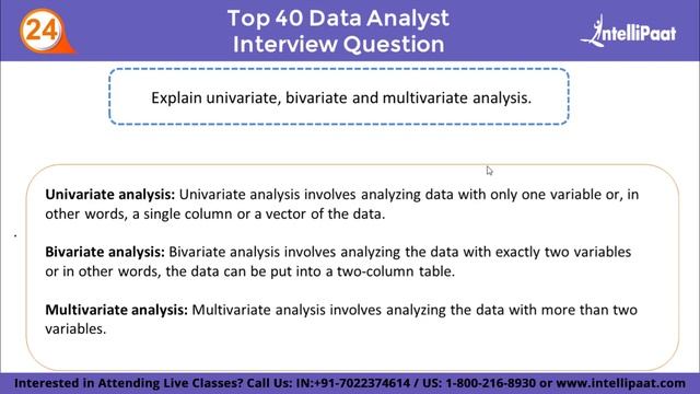 Data Analyst Interview Questions And Answers | Data Analytics Interview Questions | Intellipaat