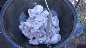 Плов в казане на костре / Простой рецепт