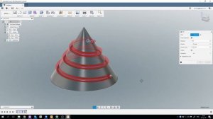 Канавка с круглым сечением на конусе во Fusion 360 - Выпуск #170