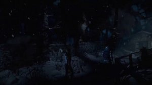 Mike and Jess fall into the mine. Until Dawn