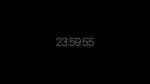 Отчёт времени для новый год 2023 с 23:59:30