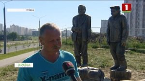 Памятник героям фильма "Белые росы" установлен в Гродно