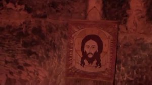 В кувуклии в Воскресенском соборе Новоиерусалимского монастыря 22 04 2012