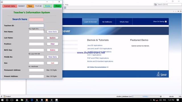 School Database Management System || OOP Java Project смотреть онлайн