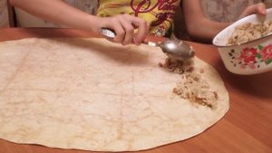 Штрудель с яблоками ★ Постный штрудель с яблоками ★ Штрудель из лаваша с яблоками