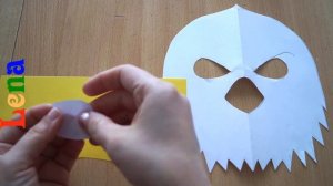 Adler Maske basteln ? how to make eagle mask ? как сделать маску орла из бумаги