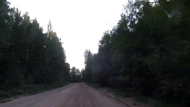 Красивый участок дороги д. Славно - д. Гнеталово.