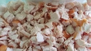 Салат из копчёной куриной грудки и моркови по-корейски