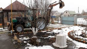 Постановка экскаватора ЭО 2621 на стоянку