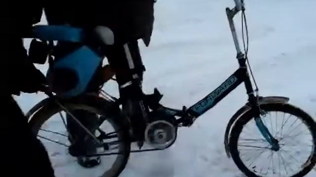 Самодельный веломопед?