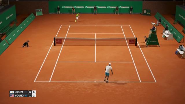 Nicolás Kicker vs Donald Young - AO Tennis PS4 Gameplay