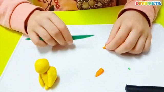 " Утёнок "видеоуроки по лепке для детей 4-5 лет #изо #лепка #little #какслепить #видеоуроки