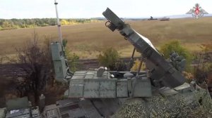Боевая работа расчётов ЗРК С-300В