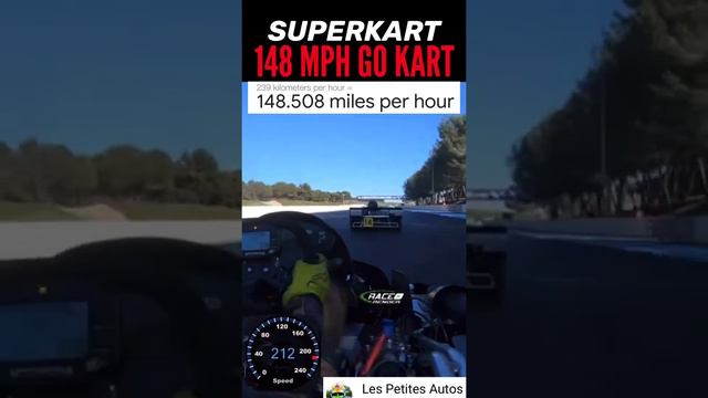 148 MPH Stupid Fast Go Kart! aka SuperKart