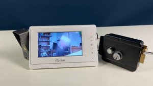 Включение Комплекта видеодомофона с электромеханическим замком Ps-Link KIT-VDI32-XX