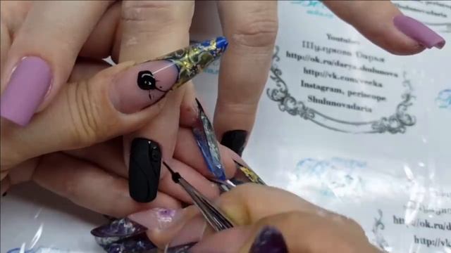 Фактурный дизайн ногтей для начинающих мастеров Аэропуфинг Простой и быстрый дизайн ногтей смотреть онлайн