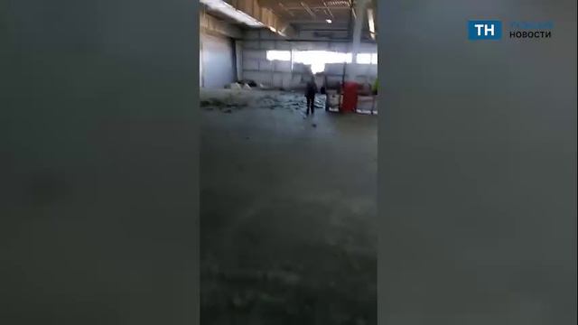 Последствия прилета БПЛА на предприятие в Узловой