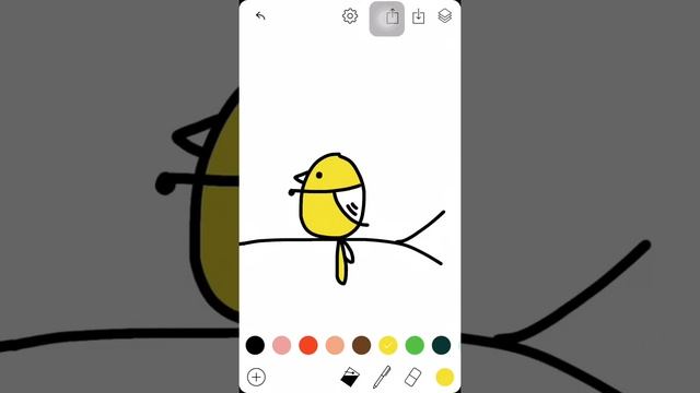 How to draw a cute bird | digital tutorial | purple x doodle смотреть онлайн