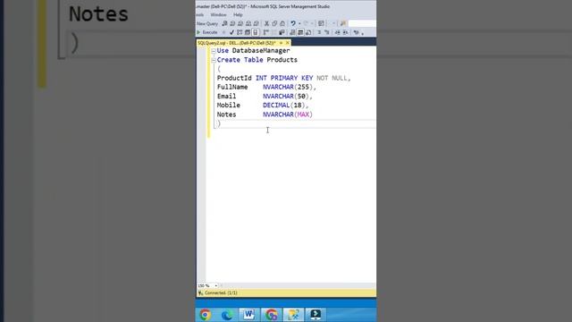 Primary Key in Microsoft SQL Server | Learn SQL | @DataScience2023