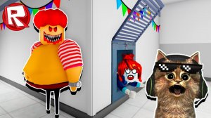 ЭПИЧНЫЙ ПОБЕГ ИЗ ТЮРЬМЫ КЛОУНА РОНА В РОБЛОКС  ROBLOX OBBY